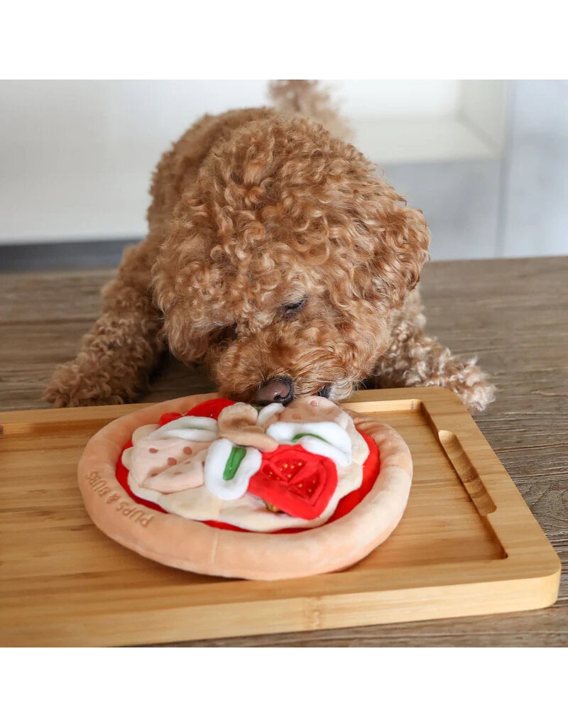 Pups & Bubs Pups & Bubs Plush Dog Toy | Snuffle Pepperoni Pizza