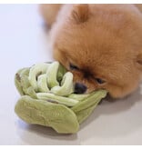 Pups & Bubs Pups & Bubs Plush Dog Toy | Snuffle Green Cabbage