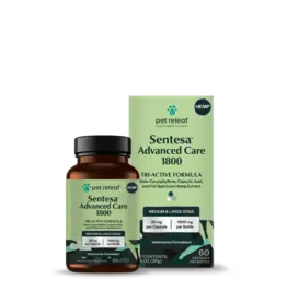 Pet Releaf Pet Releaf Sentesa Tri-Active Capsules | Medium/Large Breed 1800 mg 60 ct