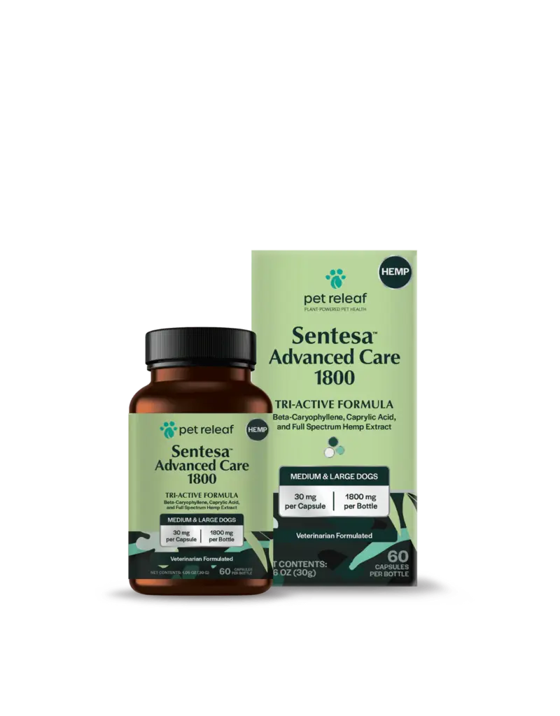 Pet Releaf Pet Releaf Sentesa Tri-Active Capsules | Medium/Large Breed 1800 mg 60 ct