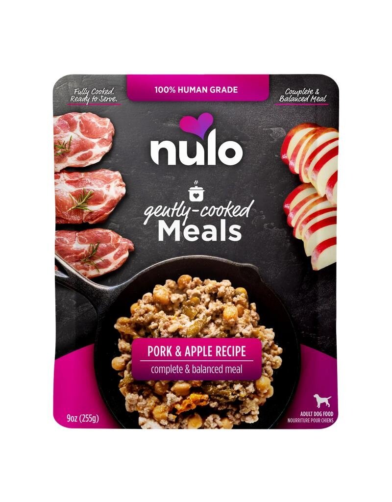 Nulo Nulo Dog Gently Cooked Pouch | Pork & Apple Recipe 9 oz CASE/8