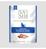 RAWZ RAWZ Sa-Shi Cat Pouch Topper | Aku Tuna & Mackerel in Broth 1.76 oz CASE/8