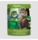 RAWZ RAWZ Aujou Cat Pouch | Shredded Chicken Breast & Chicken Liver  in Broth 2.46 oz CASE/8