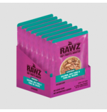 RAWZ RAWZ Cat Pouch | Shredded Salmon, Aku Tuna & Tuna Oil Recipe 2.46 oz CASE/8