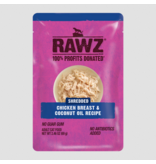 RAWZ RAWZ Cat Pouch | Shredded Chicken Breast & Coconut Oil Recipe 2.46 oz CASE/8