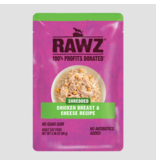 RAWZ RAWZ Cat Pouch | Shredded Chicken Breast & Cheese Recipe 2.46 oz single