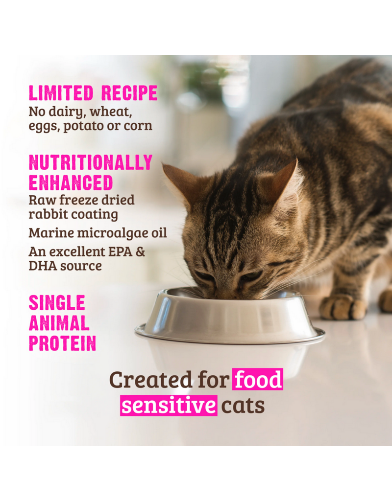 RAWZ RAWZ LID Cat Kibble | Grain Free Rabbit Recipe 3.5 lb