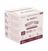 Answer's Pet Food Answers Detailed Frozen Dog Patties | Beef 20 lb BULK Box (*Frozen Products for Local Delivery or In-Store Pickup Only. *)