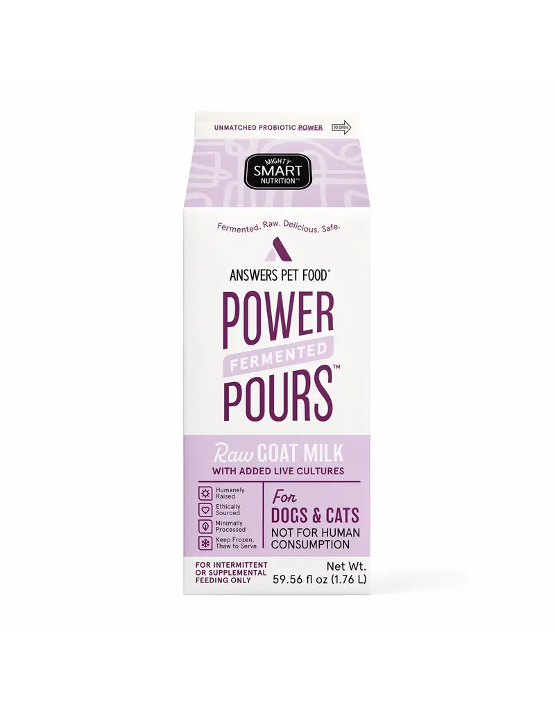 Answer's Pet Food Answers Goat Milk 64 oz (*Frozen Products for Local Delivery or In-Store Pickup Only. *)