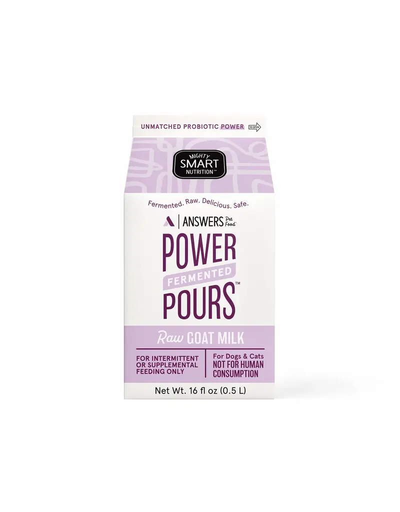 Answer's Pet Food Answers Goat Milk 16 oz CASE (*Frozen Products for Local Delivery or In-Store Pickup Only. *)