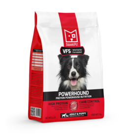 SquarePet SquarePet PowerHound Dog Kibble | Red Meat Beef & Pork Formula 22 lb
