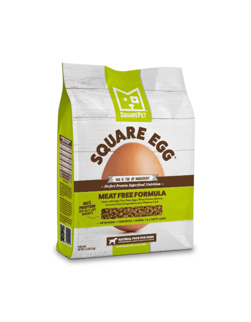 SquarePet SquarePet Vegetarian Dog Kibble | Square Egg Meat Free 4.4 lb