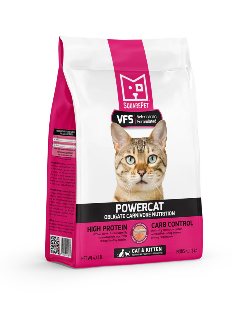 SquarePet SquarePet PowerCat Cat Kibble | Herring & Salmon Formula 11 lb