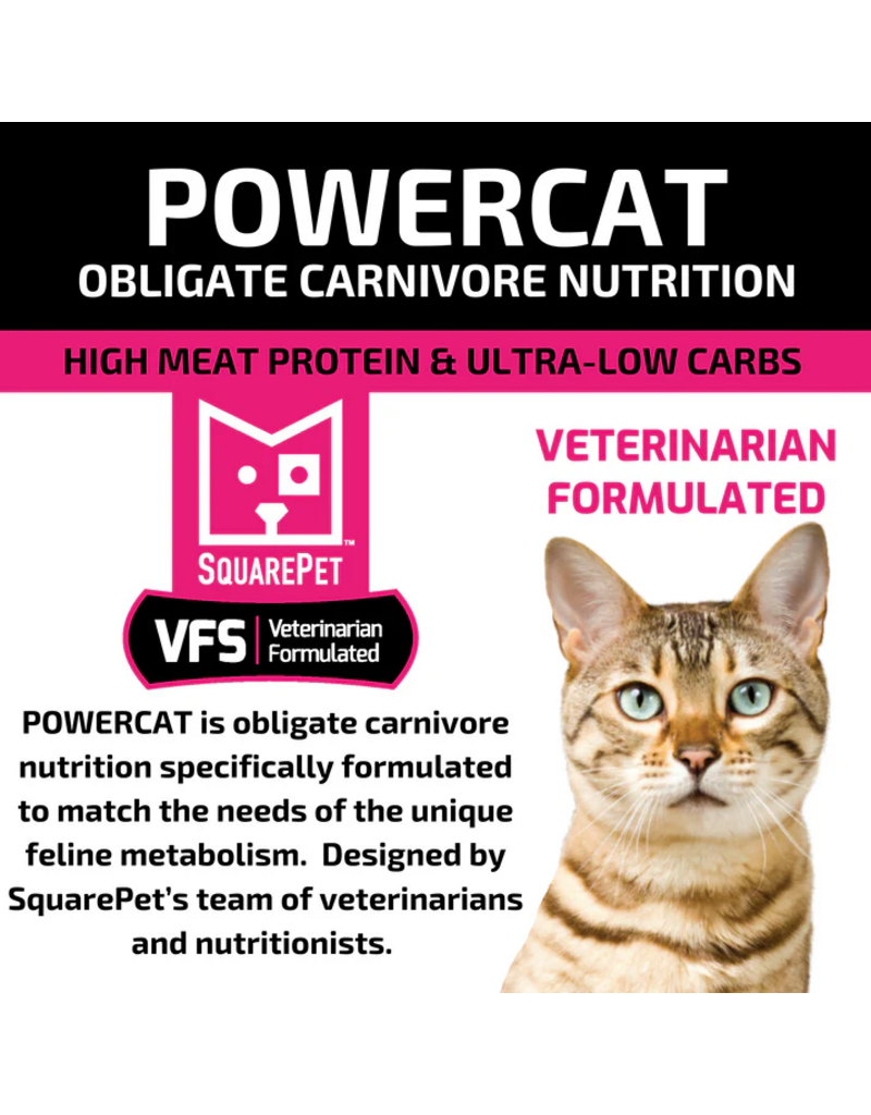 SquarePet SquarePet PowerCat Cat Kibble | Turkey & Chicken Formula 11 lb