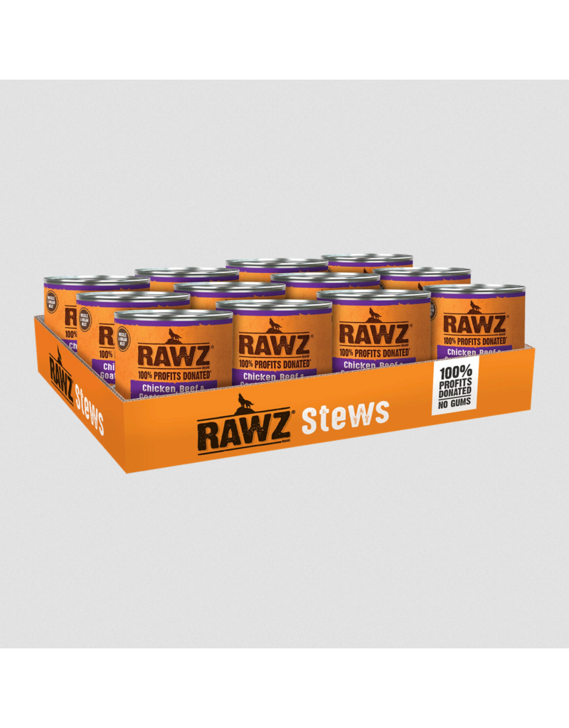 RAWZ RAWZ Canned Dog Food | Chicken, Beef & Goat Milk Stew 10 oz CASE/12