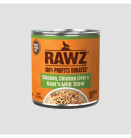 RAWZ RAWZ Canned Dog Food | Chicken, Chicken Liver  & Goat Milk Stew 10 oz single