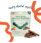 Woof Woof Bite N Brush | Beef Recipe Refill Chews 18 Ct