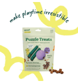 Woof Woof Dog Treats | Puzzle Treats Chicken Recipe 12 oz