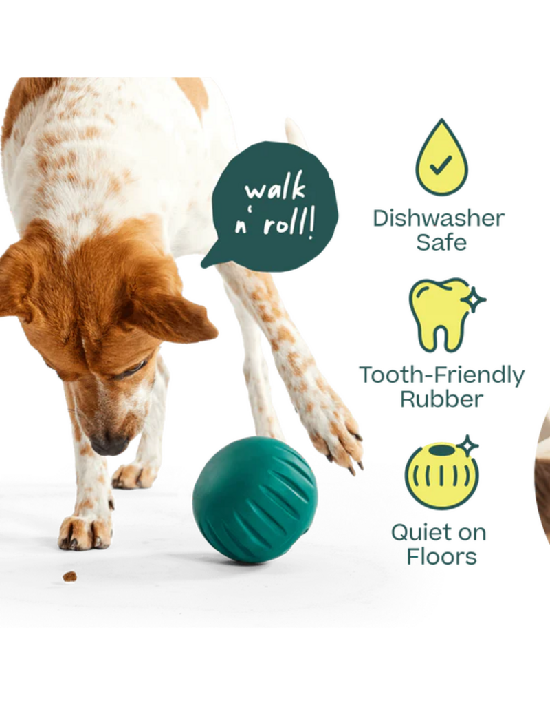 Woof Woof Dog Toys | Walkabout Slow Feeder Forest Green Large