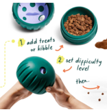 Woof Woof Dog Toys | Walkabout Slow Feeder Forest Green Large