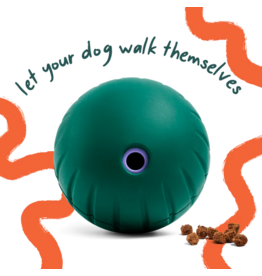 Woof Woof Dog Toys | Walkabout Slow Feeder Forest Green Large