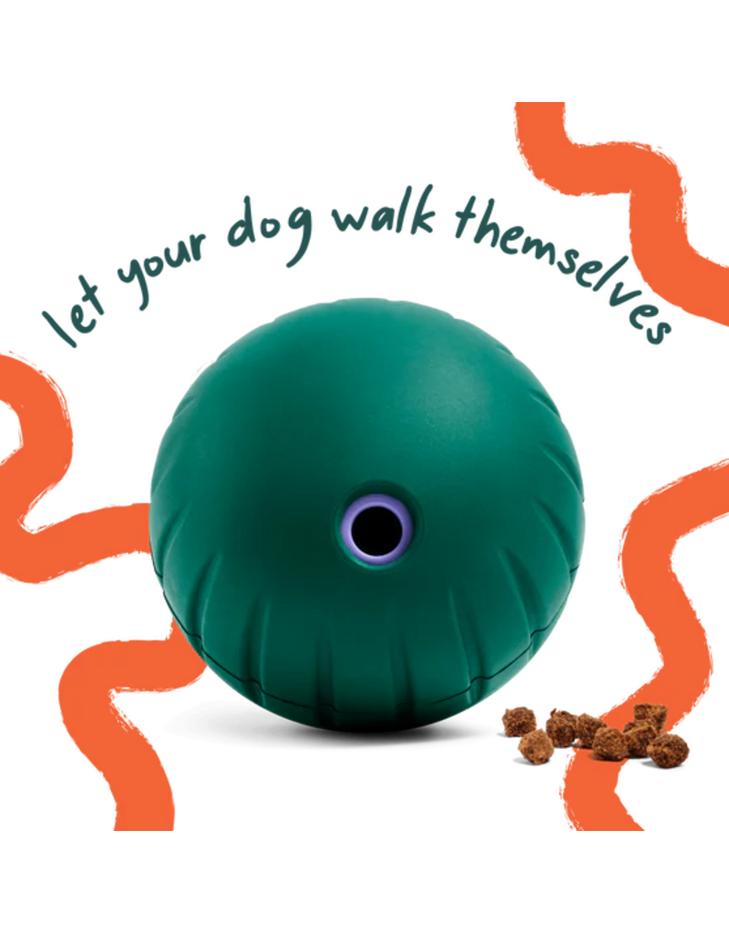Woof Woof Dog Toys | Walkabout Slow Feeder Forest Green Large