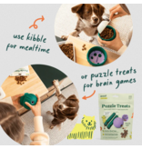 Woof Woof Dog Toys | Walkabout Slow Feeder Forest Green Small