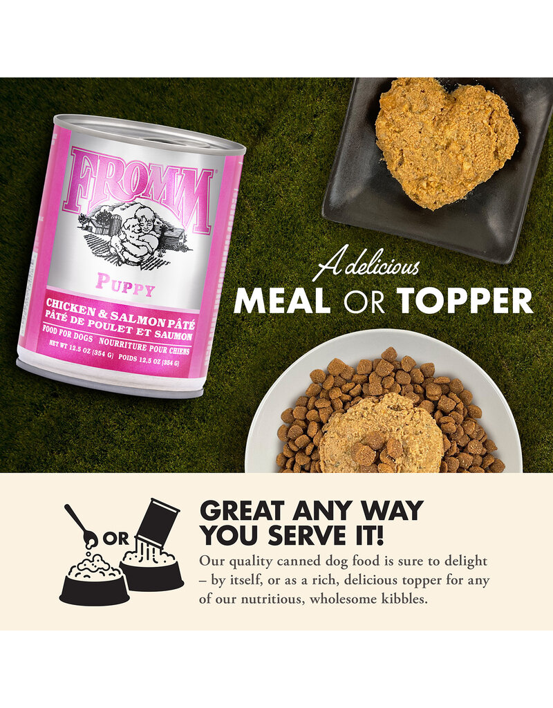 Fromm Fromm Classic Dog Food Can | Puppy Chicken & Salmon Pate 12.5 oz single