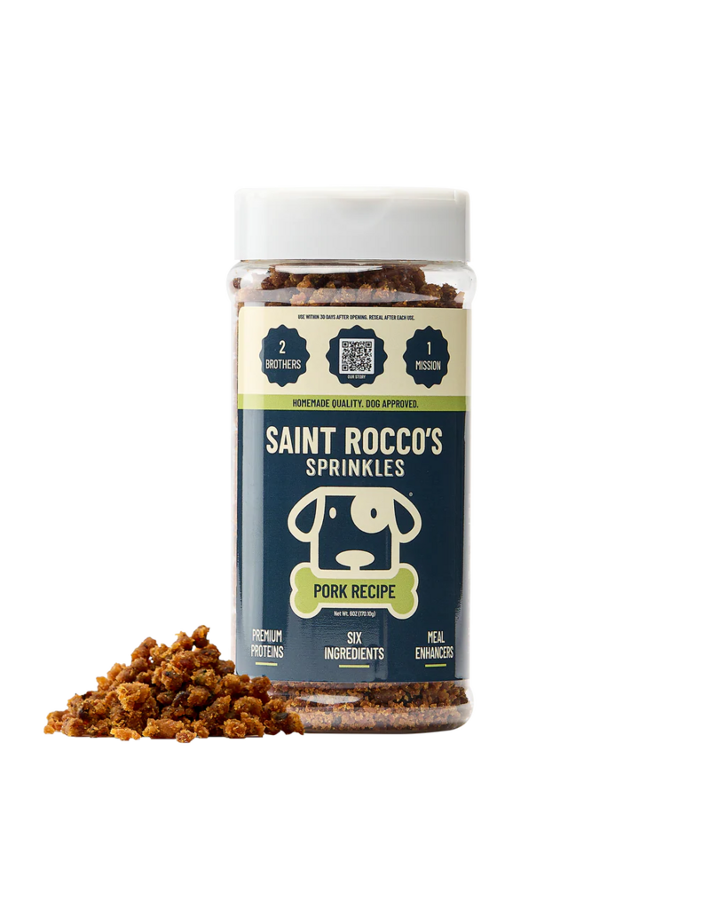 Saint Rocco's Treats Saint Rocco Dog Treats | Meal Topper Sprinkle Pork 6 oz