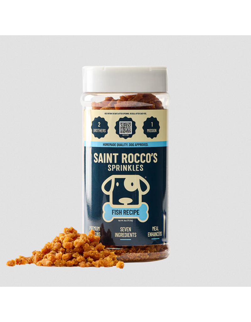 Saint Rocco's Treats Saint Rocco Dog Treats | Meal Topper Sprinkle Fish 6 oz