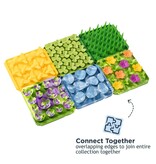 Tall Tails Tall Tails Foraging Mat | Multi Color WildFlowers 3D 8.5 in/1 Cup