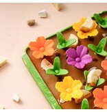 Tall Tails Tall Tails Foraging Mat | Multi Color WildFlowers 3D 8.5 in/1 Cup