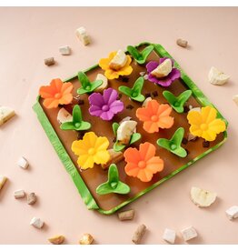 Tall Tails Tall Tails Foraging Mat | Multi Color WildFlowers 3D 8.5 in/1 Cup