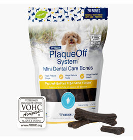 Plaque Off ProDen Plaque Off Dental Chews | Peanut Butter & Banana Mini 12 oz