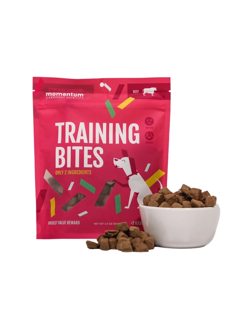 Momentum Momentum Freeze-Dried Treats | Beef Training Bites 2.5 oz