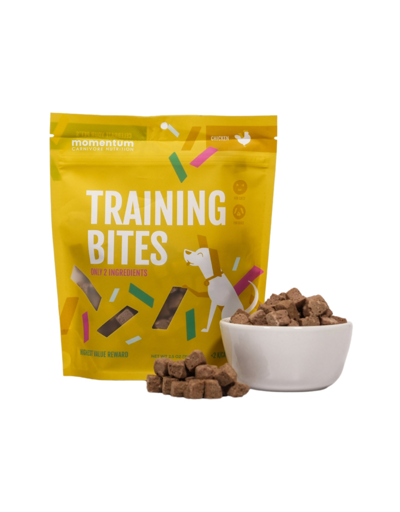 Momentum Momentum Freeze-Dried Treats | Chicken Training Bites 2.5 oz