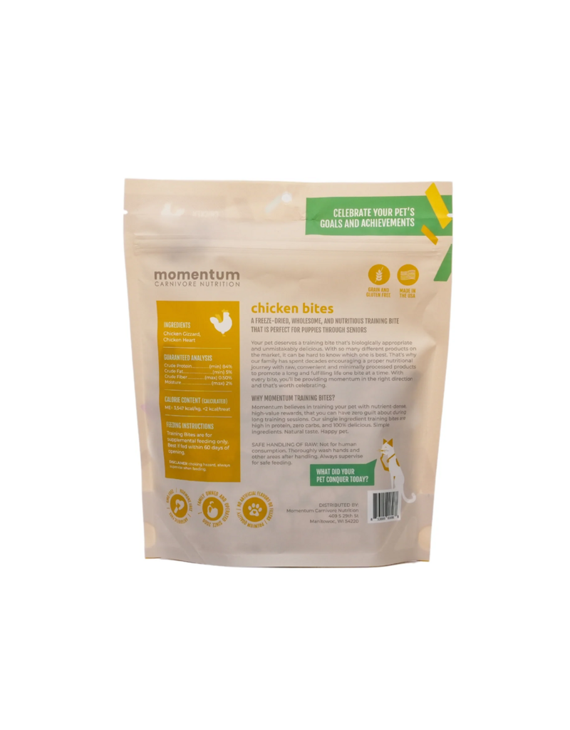 Momentum Momentum Freeze-Dried Treats | Chicken Training Bites 2.5 oz