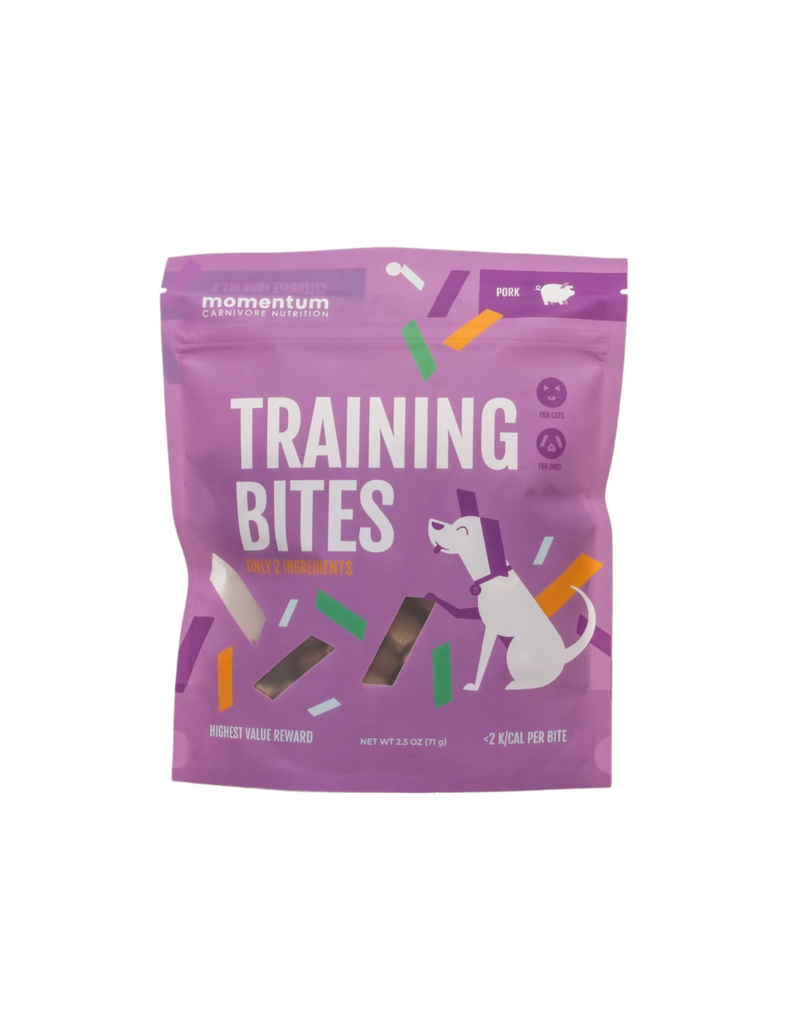 Momentum Momentum Freeze-Dried Treats | Pork Training Bites 2.5 oz