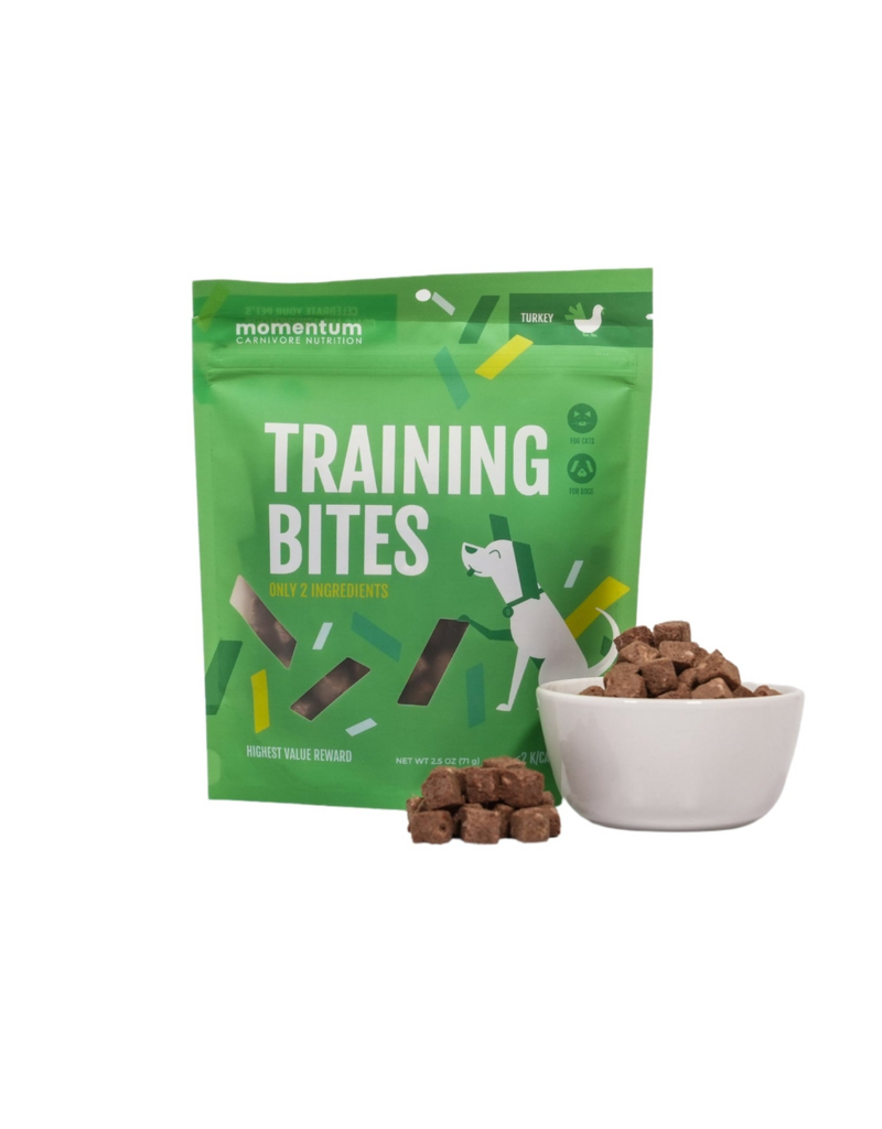 Momentum Momentum Freeze-Dried Treats | Turkey Training Bites 2.5 oz