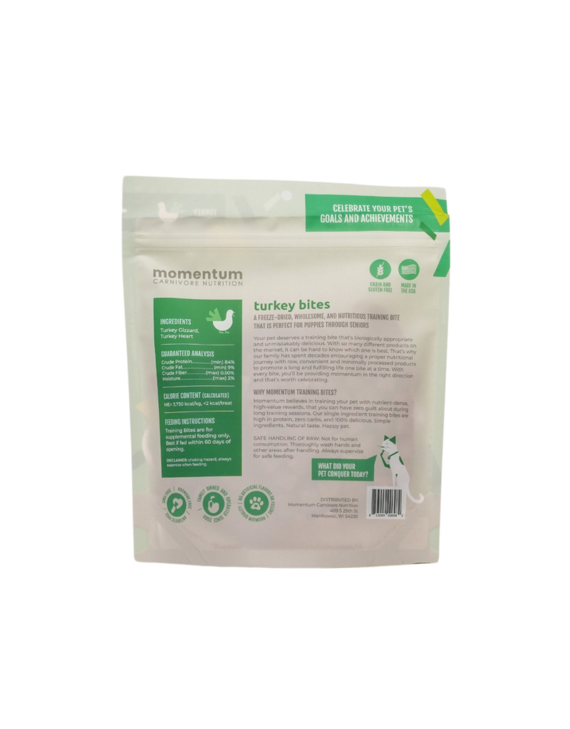Momentum Momentum Freeze-Dried Treats | Turkey Training Bites 2.5 oz