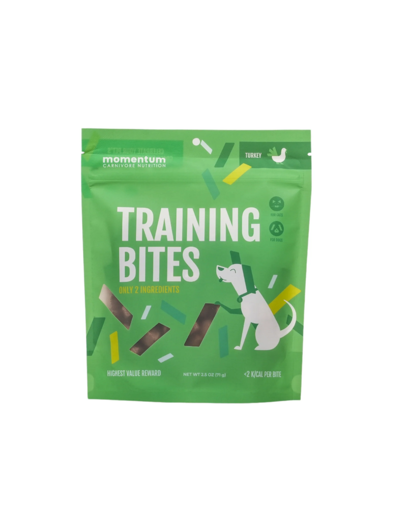 Momentum Momentum Freeze-Dried Treats | Turkey Training Bites 2.5 oz