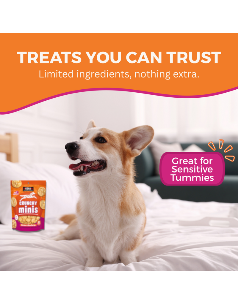 Koha Koha Treats | Air Dried Chicken & Rice Crunchy Minis 10.58 oz