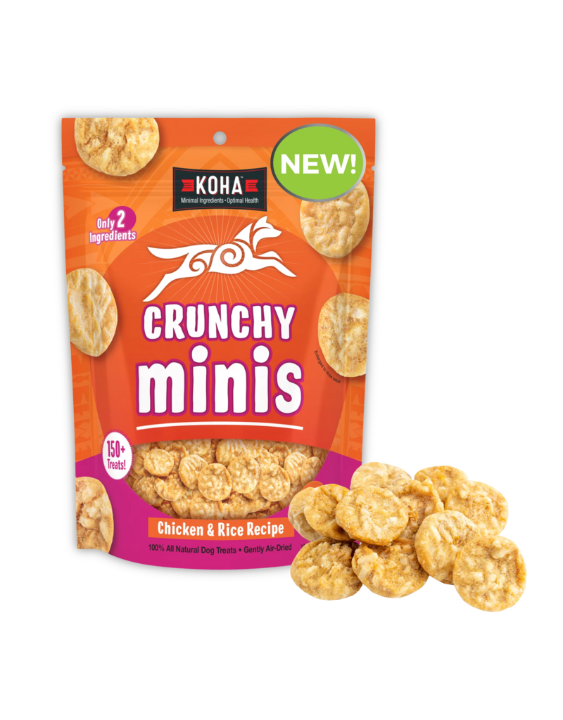 Koha Koha Treats | Air Dried Chicken & Rice Crunchy Minis 10.58 oz