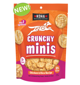 Koha Koha Treats | Air Dried Chicken & Rice Crunchy Minis 5 oz