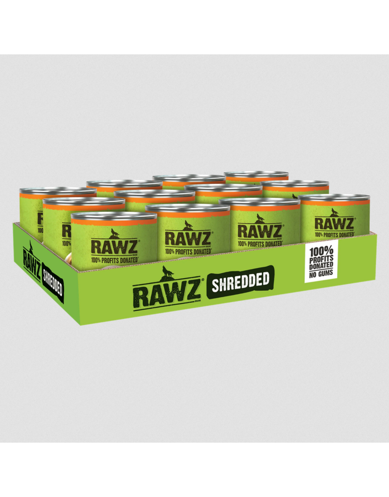 RAWZ RAWZ Canned Dog Food | Shredded Chicken Breast, Pumpkin & Green Mussels in Broth 10 oz CASE/12
