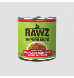 RAWZ RAWZ Canned Dog Food | Shredded Beef, Pumpkin, Sweet Potato & Goat Milk 10 oz single