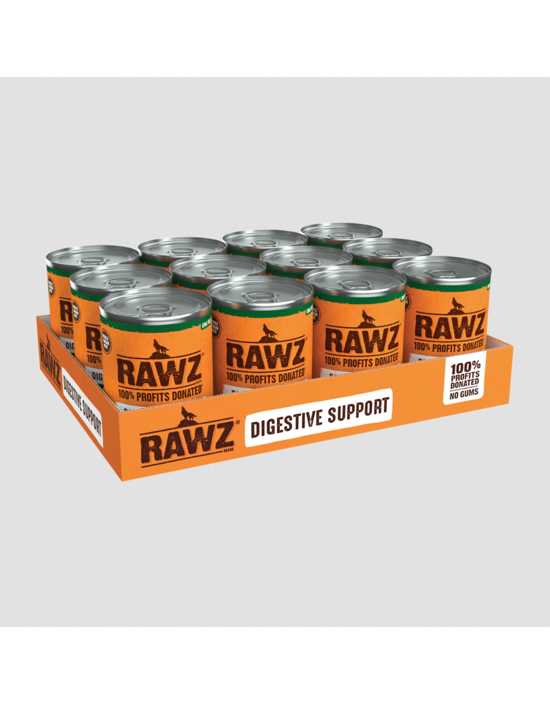 RAWZ RAWZ Canned Dog Food | Turkey & Pumpkin Digestive Support Pate 12.5 oz CASE/12