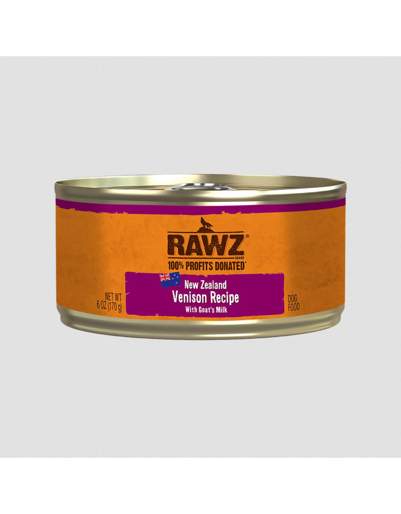 RAWZ RAWZ Canned Dog Food | Venison with Goat Milk Pate 6 oz single