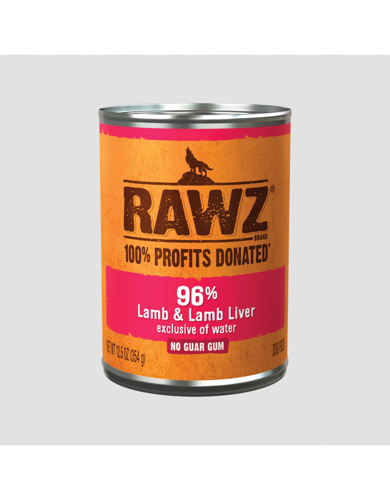 RAWZ RAWZ Canned Dog Food | Lamb & Lamb Liver Pate 12.5 oz single
