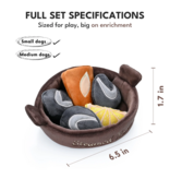 Chewffon Chewffon Plush Dog Toy | Steamed Mussels Hide & Seek Toy